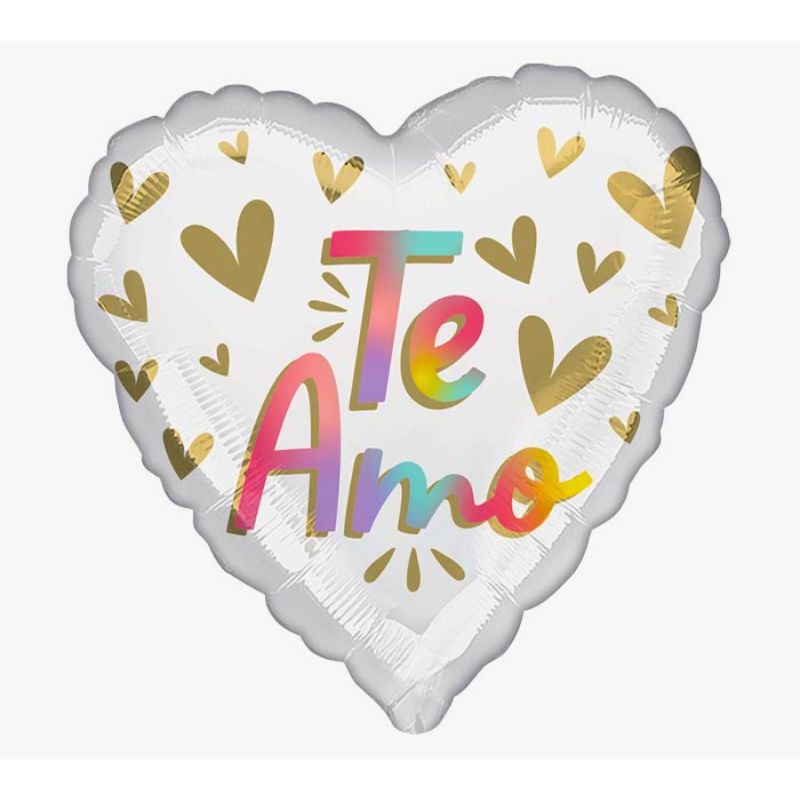17" Te amo heart balloon - Add on