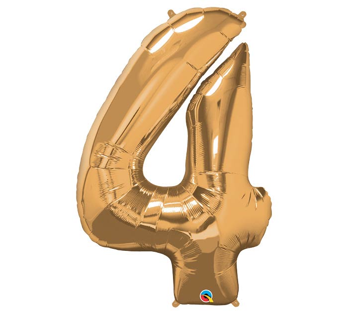 Jumbo Number Balloon #4