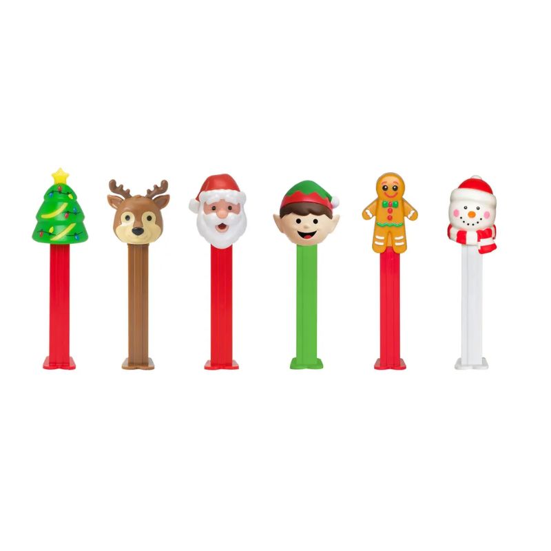 Christmas Pez - Designers Choice, 1 of 6 styles, .58 oz