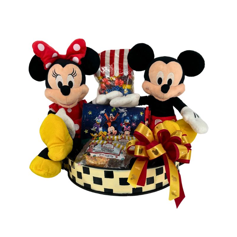 Disney store Mickey Mouse gift basket