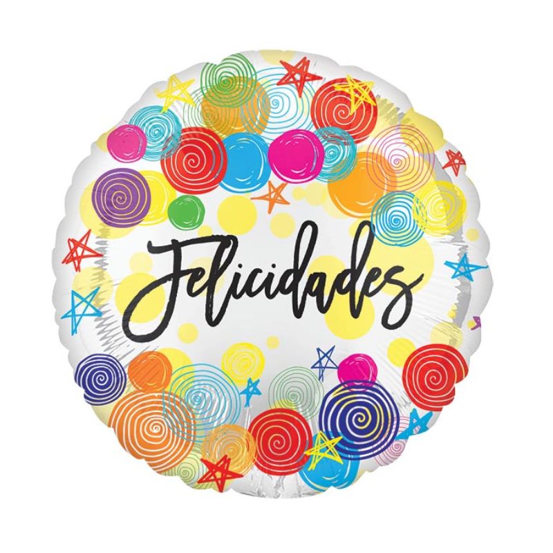 Felicidades 17” balloon