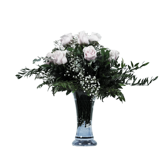 Premium Pink Roses in Exclusive Dream Vase