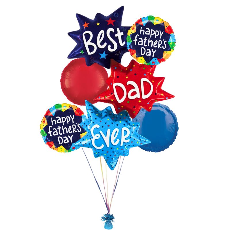 Best Dad Ever Balloon Bouquet