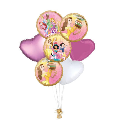 Pick Your Princess Birthday Balloon Bouquet