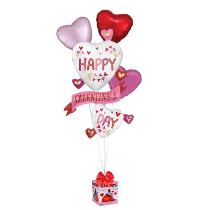 The Grand Happy Valentine's Day Balloon Bouquet