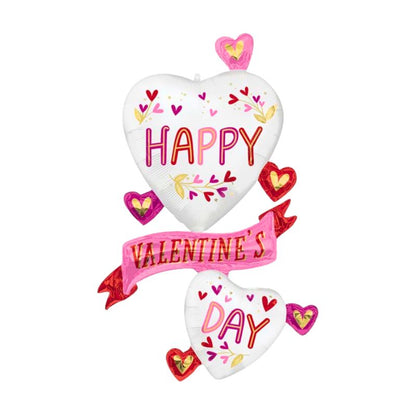 The Grand Happy Valentine's Day Balloon Bouquet