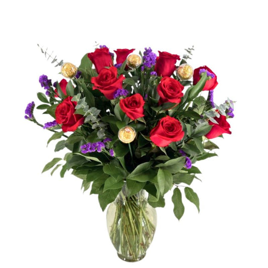 The Splendor - Valentine's Day Dozen Roses.  V-day Special