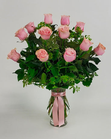 Premium Dozen Pink Roses